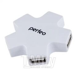 USB-хаб Perfeo 4 Port PF-HYD-6098H / PF_5049 (белый)