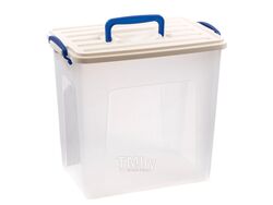 Ящик для хранения пластмассовый с крышкой 11,5 л/30*20*27,5 см (арт. 30178, код 683091)