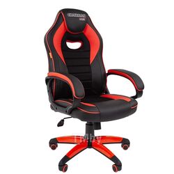 Офисное кресло Chairman Game 16 экопремиум черный/красный