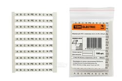 Маркеры для ЗНИ с символами "A, B, C, N, PE" (100 шт) TDM SQ0803-0028