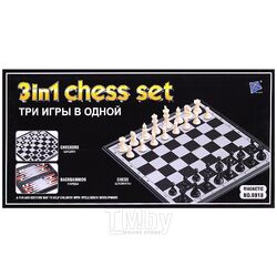 Настольная игра 3 в1 Шахматы,шашки,нарды 37*37см магнитные Darvish DV-T-2063