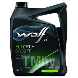 Моторное масло (PN 8309403) EcoTech 0W-30 FE 5 л Wolf 14105/5