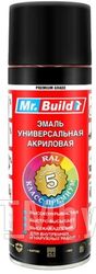 Аэрозольная краска Mr. Build RAL 9005 Черный реактивный, 400мл