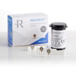 Тест-полоски для глюкометра Bionime Rightest GS700 (50шт)