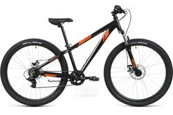 Велосипед Forward Toronto 26 2.2 D 2022 / RBK22FW26032 (13, черный/оранжевый)