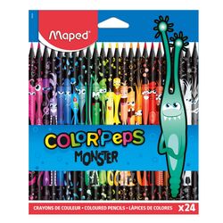 Цветные карандаши 24 шт. "Color Peps Monster" Maped 862624