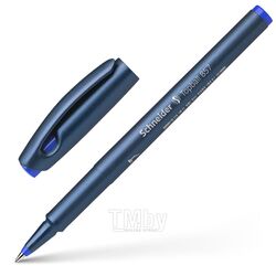 Ручка роллер "Topball 857" 0,6 мм, пласт., синий, стерж. синий Schneider 8573