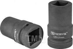 Головка торцевая 4-х гранная для ручного гайковерта 1"DR, 21 мм Thorvik LSWS00121