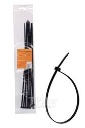 Стяжки (хомуты) кабельные 4,8x350 мм, пластиковые, черные, 10 шт. ACTN27