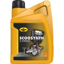Масло моторное Scoosynth 1L полусинтетическое масло для 2-тактных бензиновых двигателей скутеров KROON-OIL 02224