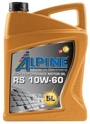 Моторное масло ALPINE RS 10W60 / 0100202 (5л)
