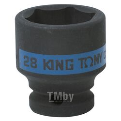 Головка торцевая ударная шестигранная KING TONY 1/2", 28 мм 453528M