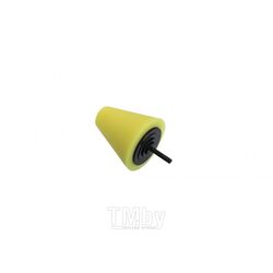Губка полировальная для дрели конусная (80/30мм,желтая) Forsage F-PL80H