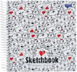 Скетчбук Hatber SketchBook. Прикольные коты / 80Тт5Aгр-17223