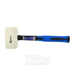 Молоток резиновый с фиберглассовой ручкой 16 OZ/650гр. (белый) Geko G72255
