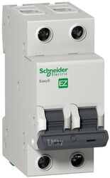 Автоматический выключатель Easy9 2П 6A C 4,5 кА Schneider Electric EZ9F34206