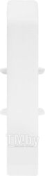 Соединитель для плинтуса Ideal Деконика 001-G Белый глянцевый (8.5см, 2шт, флоупак)