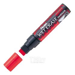 Маркер меловой Pentel Wet Erase / SMW56-B (красный)