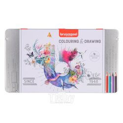 Карандаш "Bruynzeel Colouring & Drawing" набор 70 шт., ассорти Bruynzeel 60319070