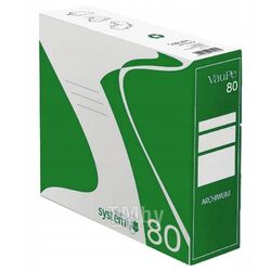Коробка архивная 80 мм зеленый VauPe 434/06