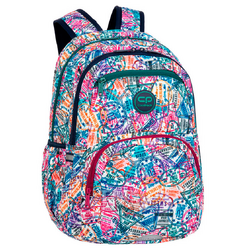 Рюкзак школьный "Stamps" полиэстер, уплот. спинка, разноцветный CoolPack F099714