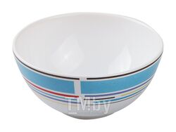 Салатник керамический PERFECTO LINEA Самсун, голубая полоска, 123 мм, круглый