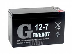 Аккумуляторная батарея G-ENERGY 12-7 F1 (12В/7 А/ч)