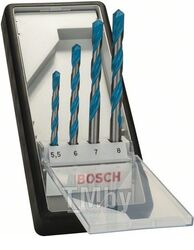 Набор Robust Line свёрел CYL-9 MultiConstruction 4 шт. BOSCH 2607010522