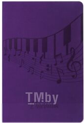 Дневник для музыкальной школы Brauberg 105495 (фиолетовый)