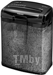 Шредер Fellowes Powershred M-7Cm, DIN P-4, 4х35 мм, 7лст., 13лтр., сетчатая металл. корзина, унич