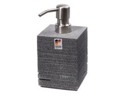 Дозатор для жидкого мыла полирезин "Brick Grey" 8*8*16 см (арт. 22150507, код 137636)