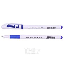 Ручка гелевая синяя корпус белый Darvish DV-319-03