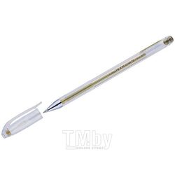 Ручка гелевая металлик золото, 0.7мм CROWN HJR-500GSM