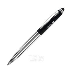 Ручка шарик/автомат "Nautic Touch Pad Pen" 1,0 мм, метал., черный/серебристый, стерж. синий SENATOR 2754-BL/S012754104507