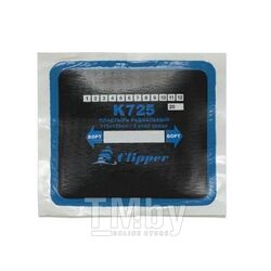 Пластырь радиальный кордовый с синим адгезивным слоем, 115*125мм (3 слоя корда) CLIPPER CLIPK725