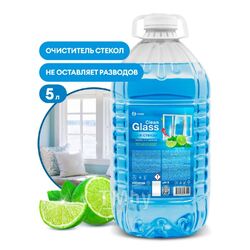Средство для мытья окон и стекол "CLEAN GLASS голубая лагуна" 5 кг GRASS 125794
