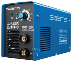 Инвертор сварочный SOLARIS MMA-200I (230В; 20-200 А; 70В; электроды диам. 1.6-4.0 мм; вес 3.4 кг)