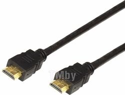 Шнур HDMI - HDMI с фильтрами, длина 3 метра (GOLD) (PE пакет) PROconnect (REXANT)