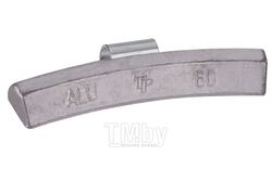 Комплект балансировочных грузов набивных для литых дисков, свинец, 60 г (50 шт в коробке) TIP TOPOL TPALU-060