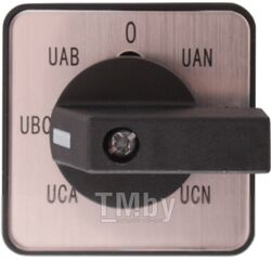 Переключатель Chint LW32-10/YH5/3 10А UCA-UBC–UAB - 0-UAN-UBN-UCN 425056