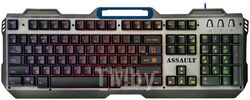Проводная игровая клавиатура Defender Assault GK-350L радужная метал