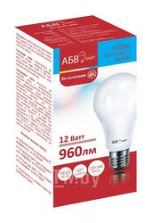 Лампа светодиодная АБВ LED лайт A60 12W E27 6500K