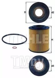 Фильтр масляный BMW 320i (E36) 9/95->, 323i (E36), 520i (E39), 523i (E39) 11/95->, 728i (E38) KNECHT OX154/1D