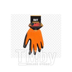 Перчатки рабочие PROTECT2U ORANGE хлопок 3/4 латексный облив R9 BILT B8284