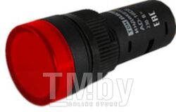 Лампа AD-16DS(LED)матрица d16мм красный 230В АС TDM SQ0702-0071