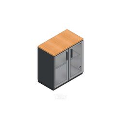 Шкаф архивный малый OASYS ША-80х2-03 ДиКом 72.1009.80.2