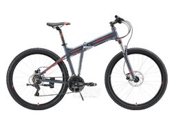 Велосипед STARK Cobra 27.2 HD 2023 (20, серый/черный/оранжевый)