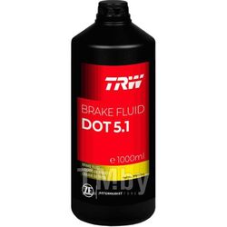 Жидкость тормозная 1л - DOT 5.1 для авто c ABS TRW PFB501SE