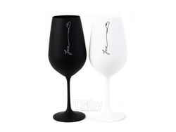 Набор бокалов для вина стеклянных "love" 2 шт. 550 мл Crystalex 40729/S1785/S1786/550-2