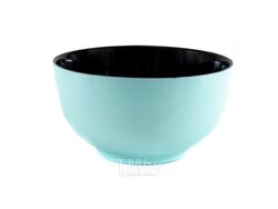 Салатник стеклокерамический "alix black/light turquoise" 750 мл/14,5x8 см Luminarc Q7165